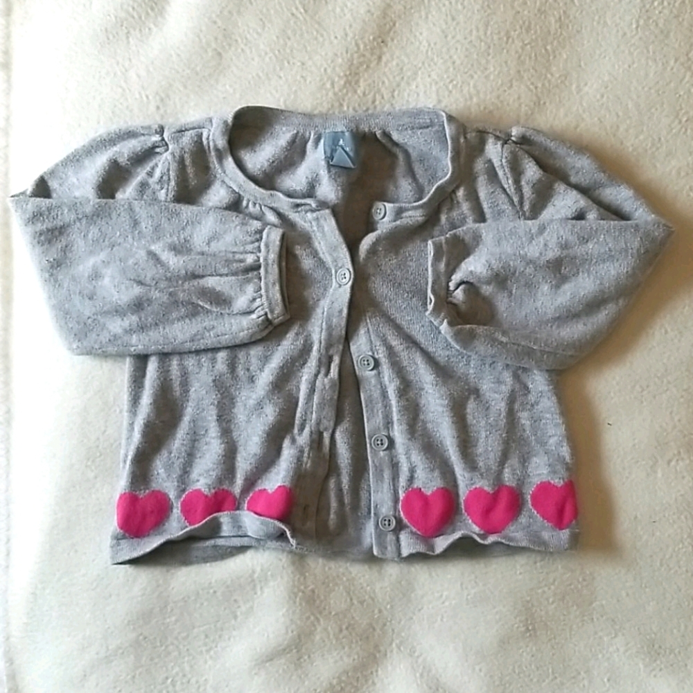 SALE 5/$20 Baby Gap Gray Cardigan Sweater, Size 2